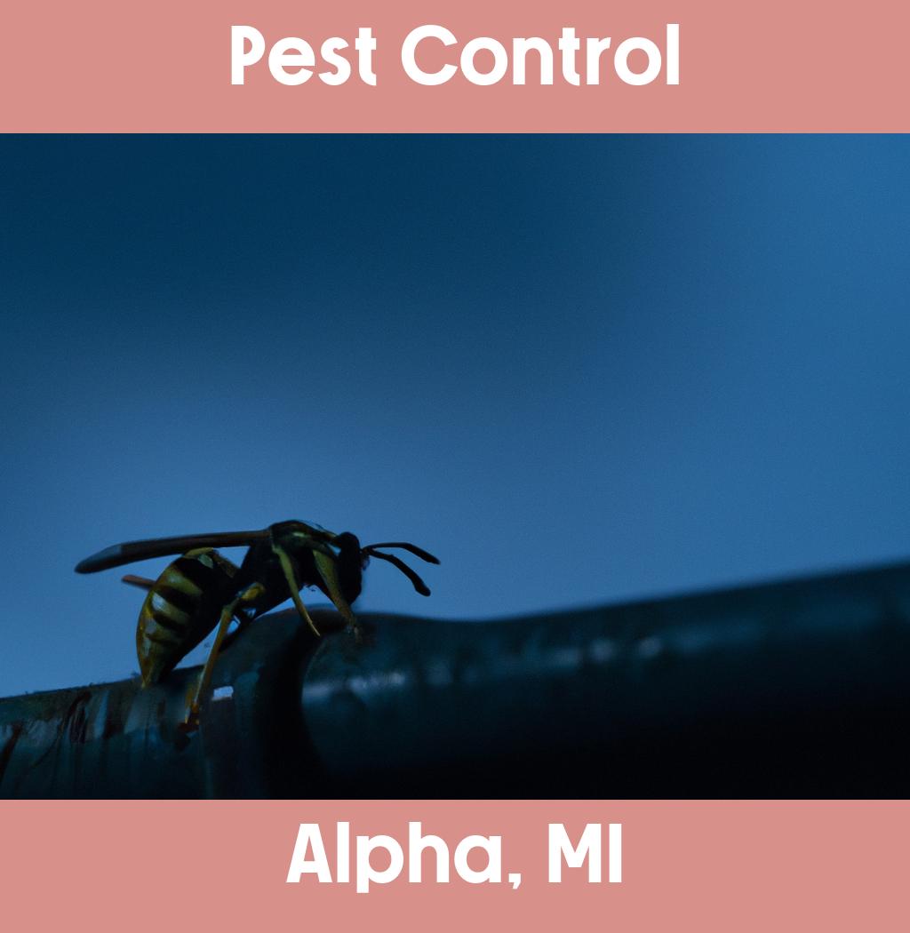 pest control in Alpha Michigan