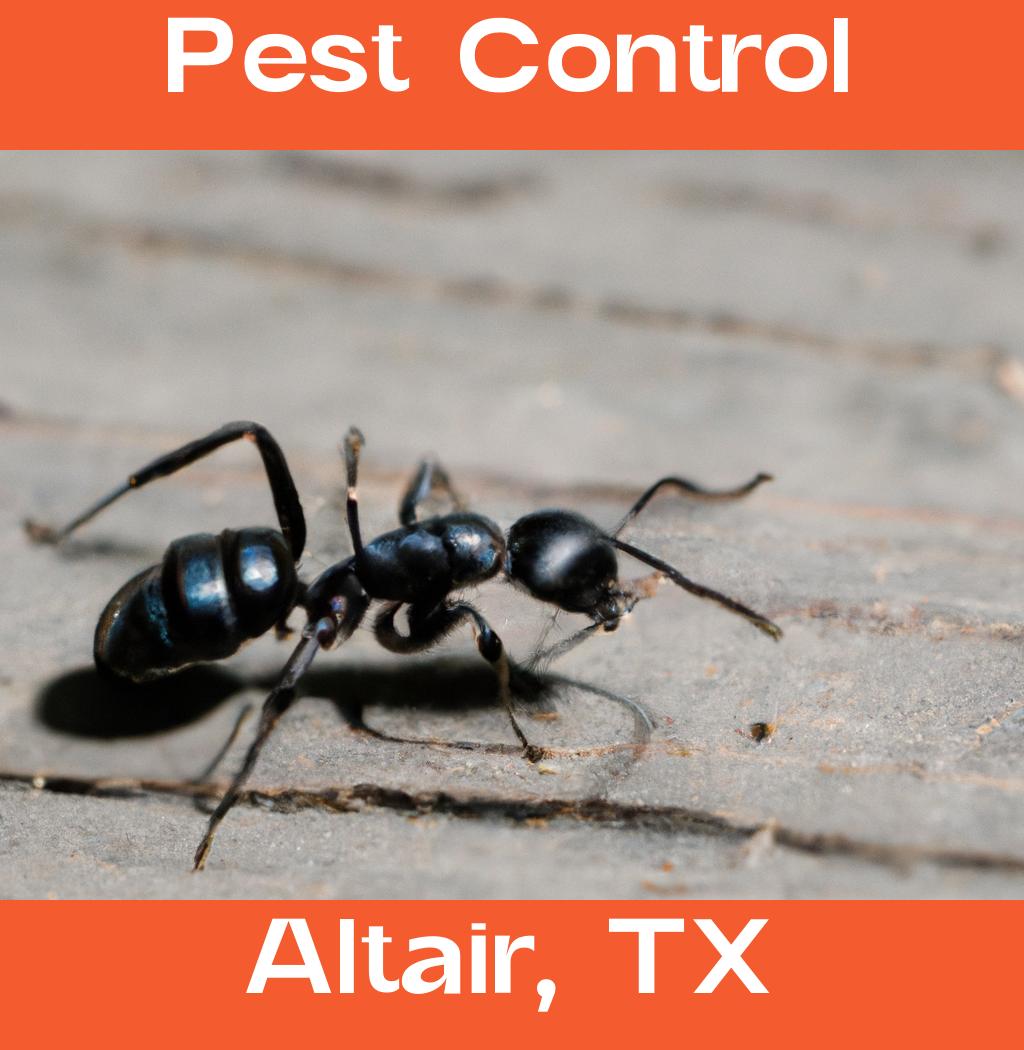 pest control in Altair Texas