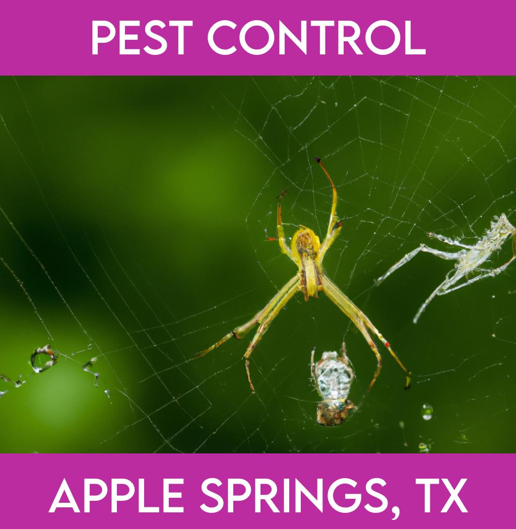 pest control in Apple Springs Texas