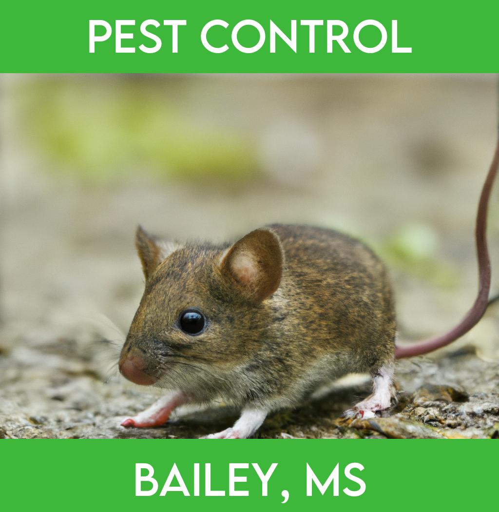 pest control in Bailey Mississippi