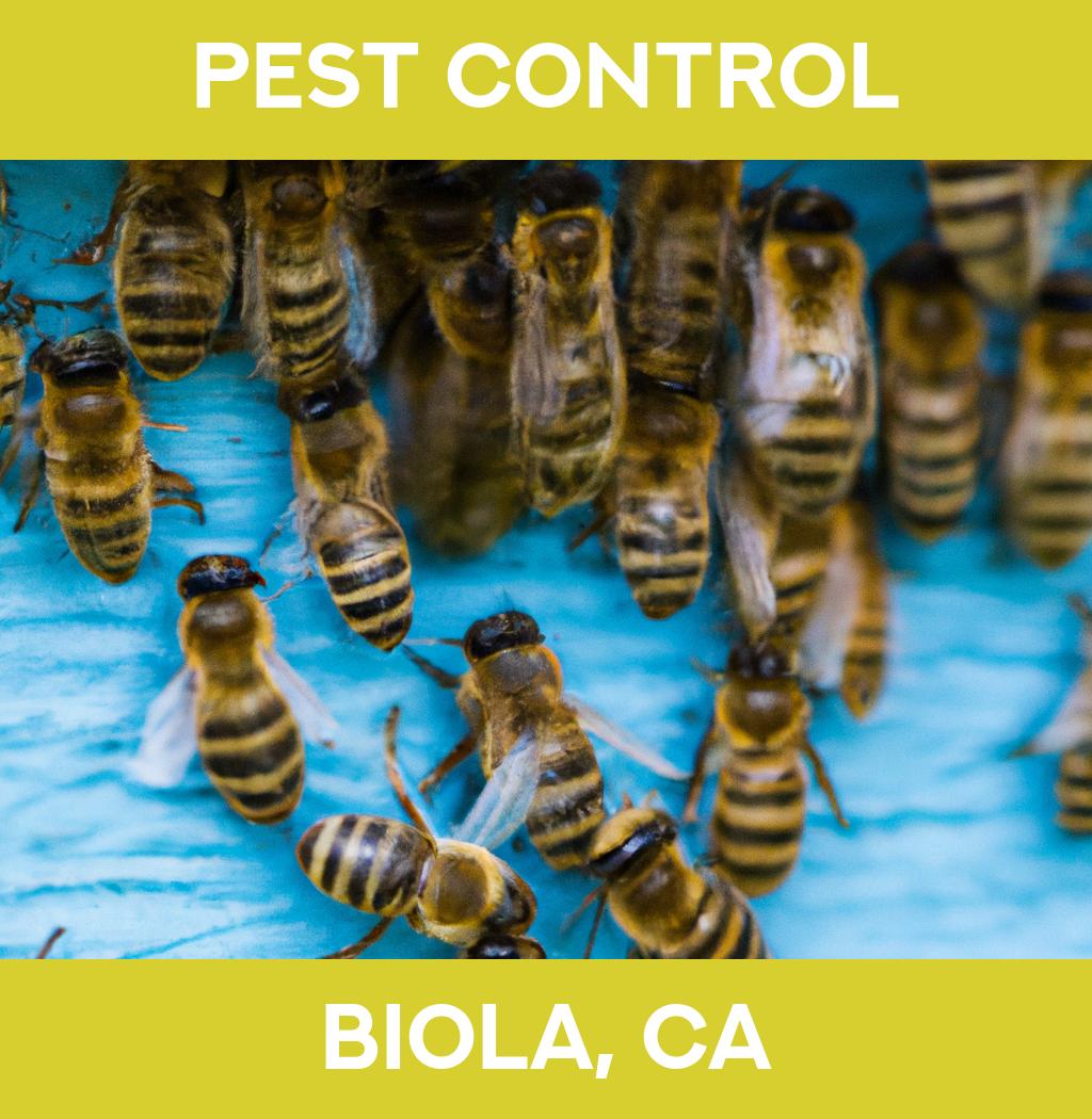 pest control in Biola California