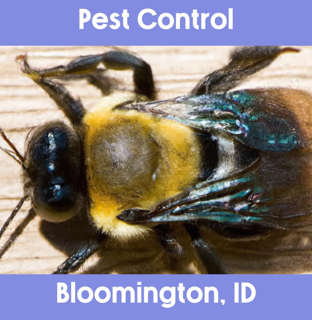 pest control in Bloomington Idaho