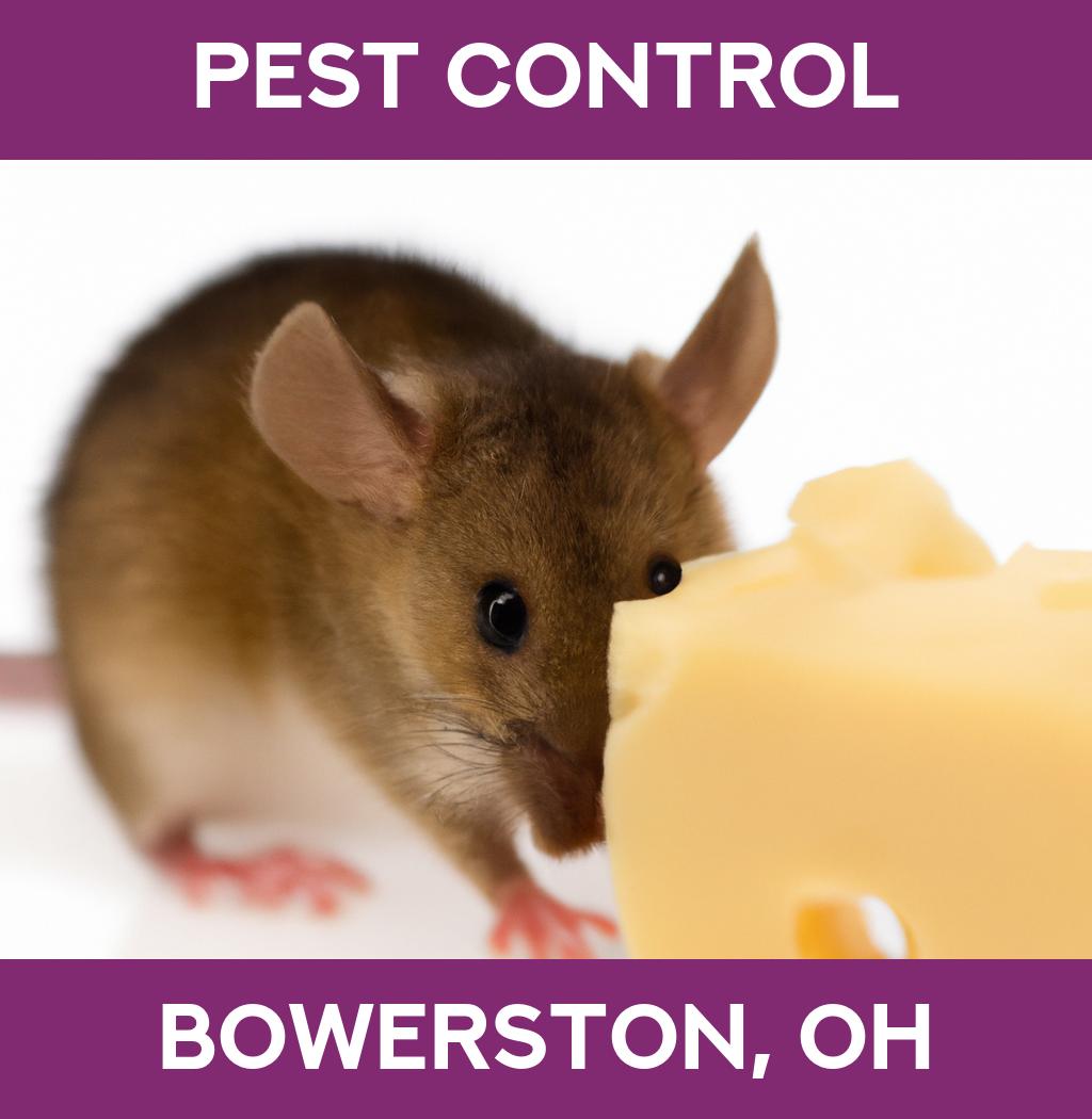 pest control in Bowerston Ohio