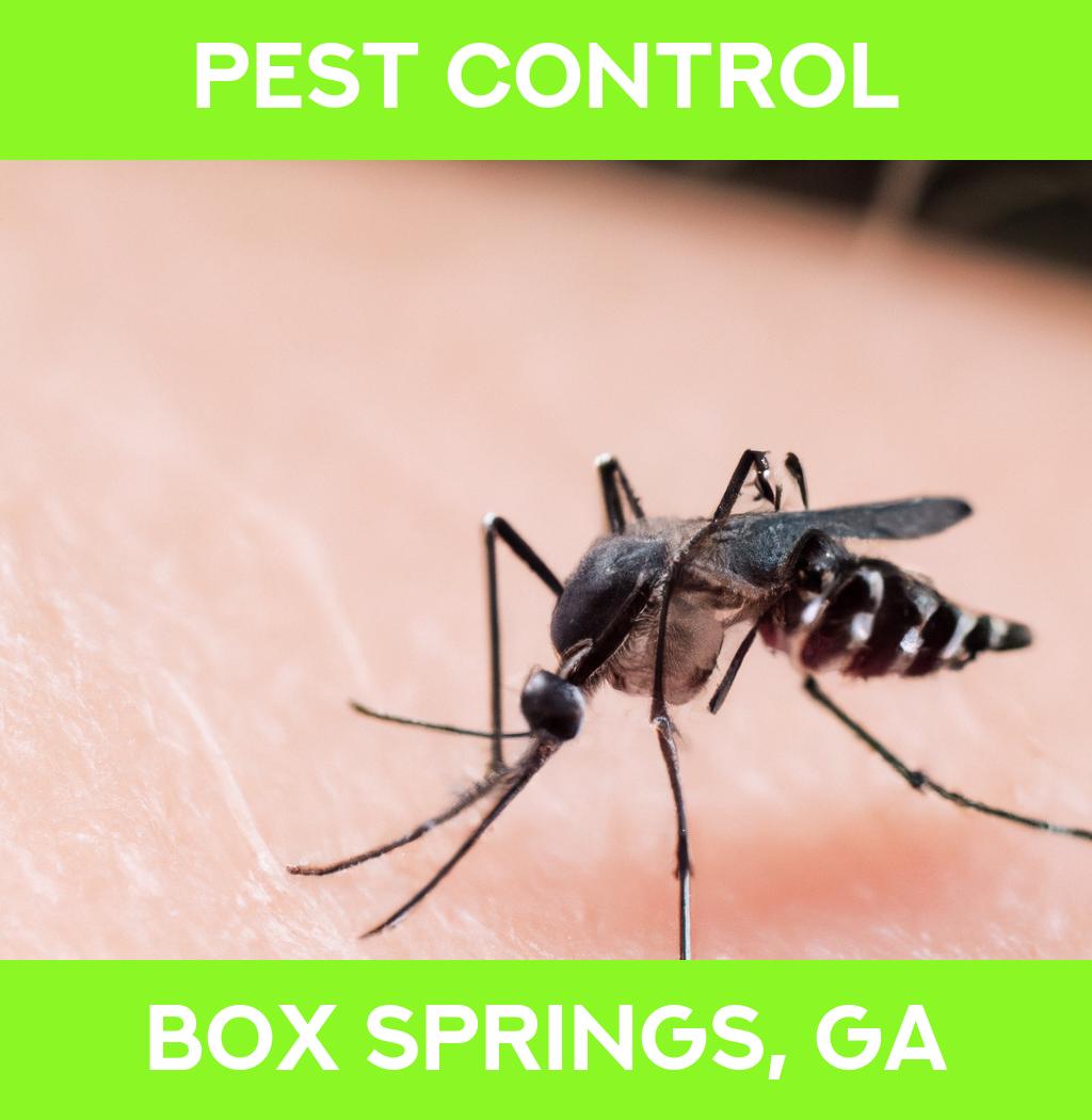 pest control in Box Springs Georgia