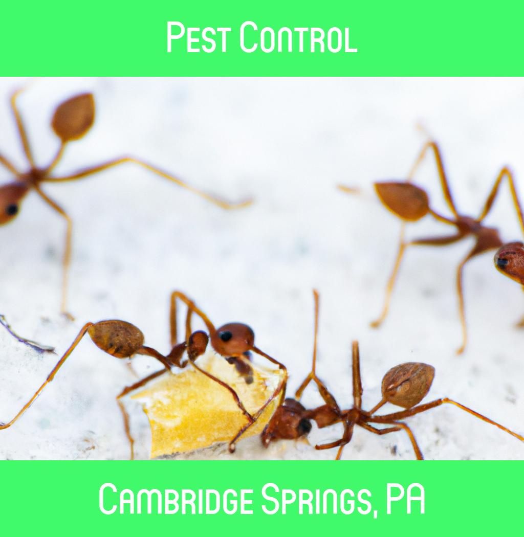 pest control in Cambridge Springs Pennsylvania