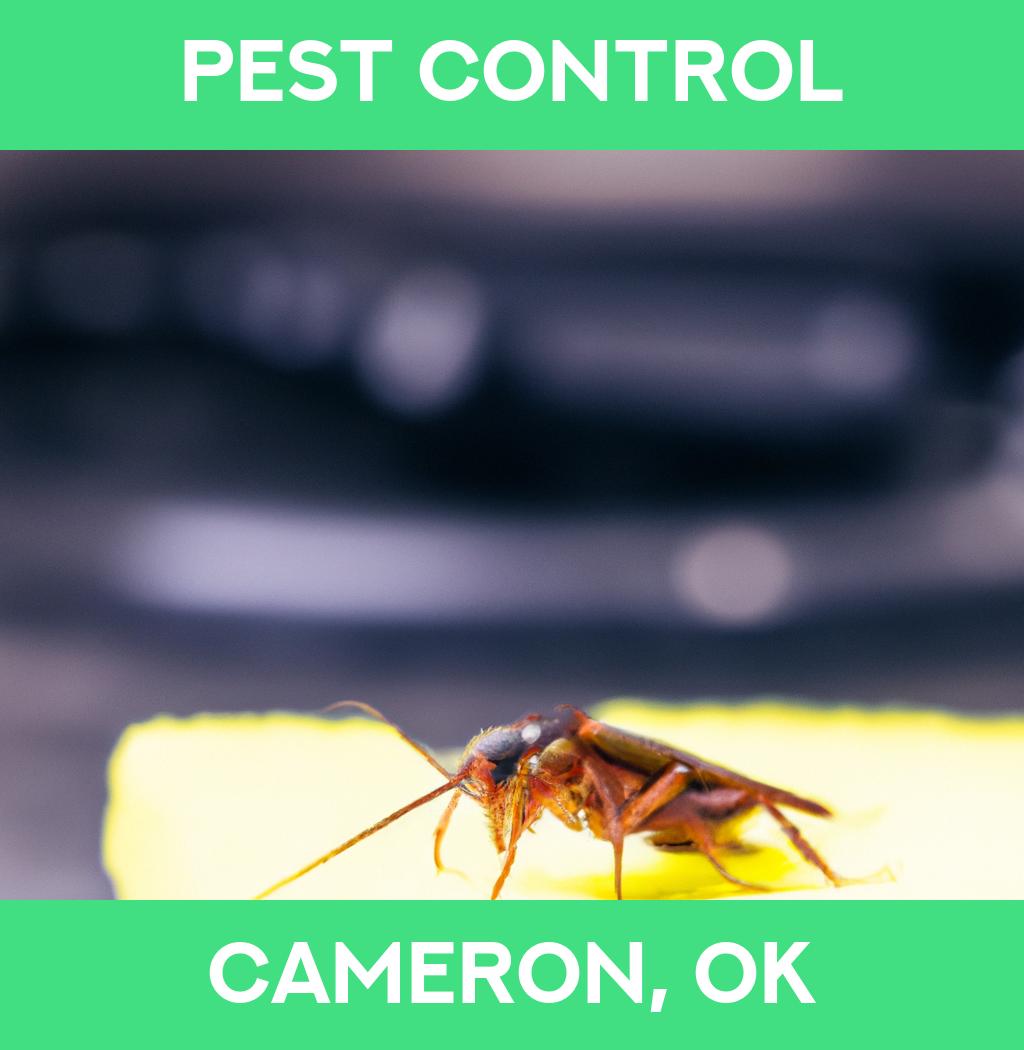 pest control in Cameron Oklahoma