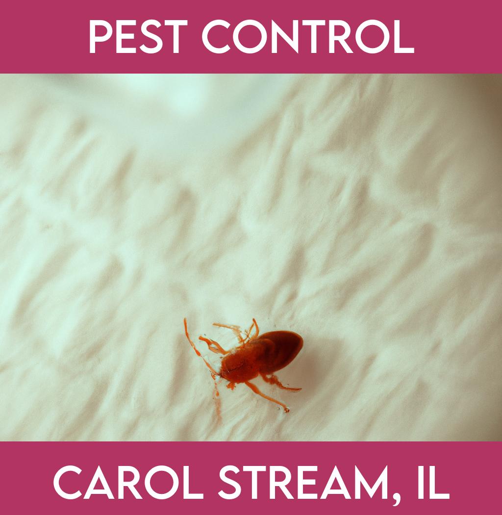 pest control in Carol Stream Illinois
