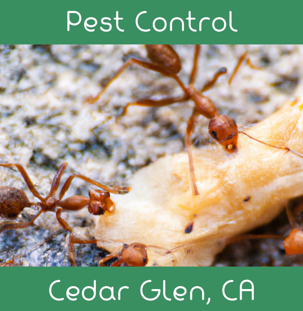 pest control in Cedar Glen California
