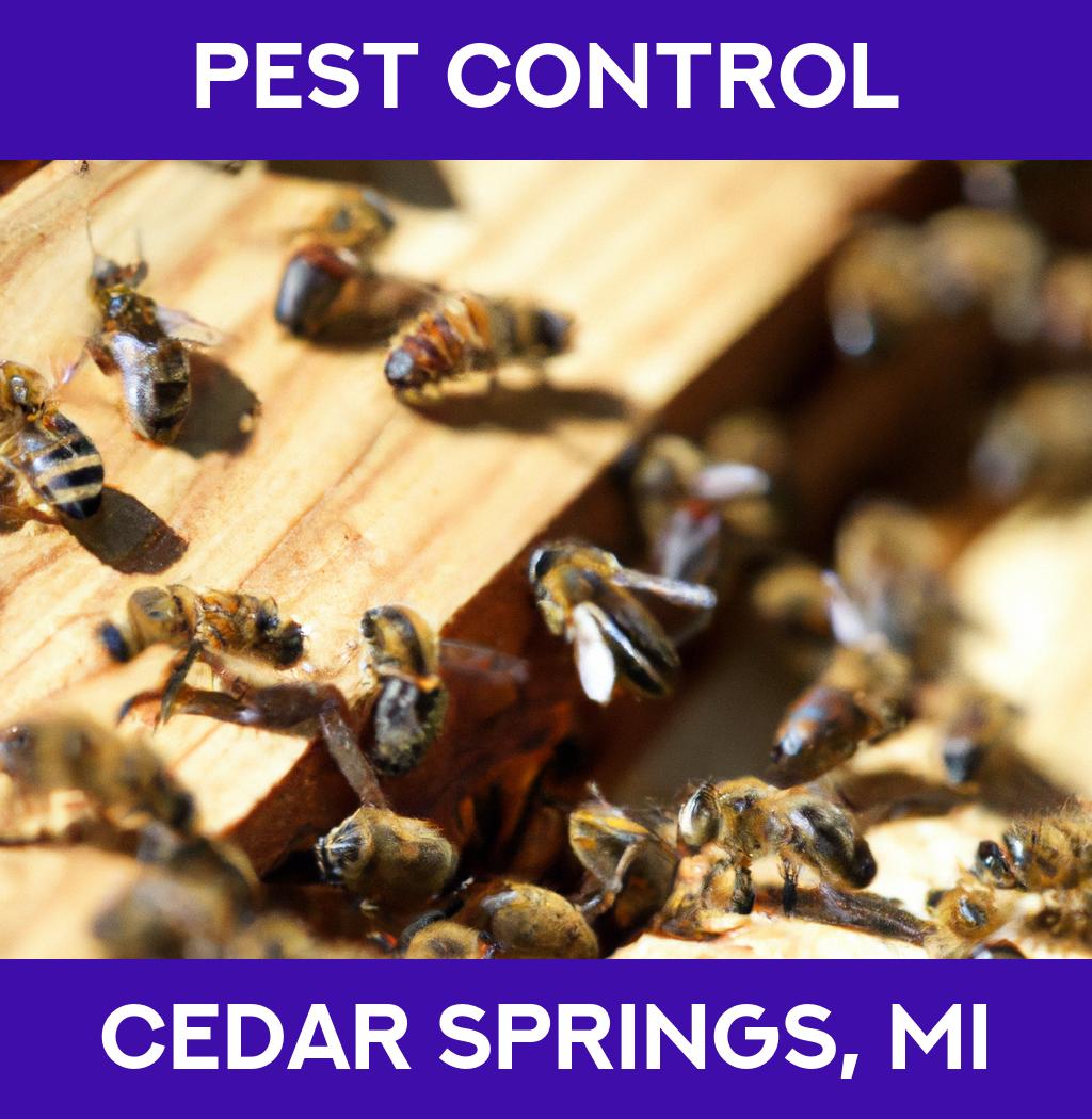 pest control in Cedar Springs Michigan