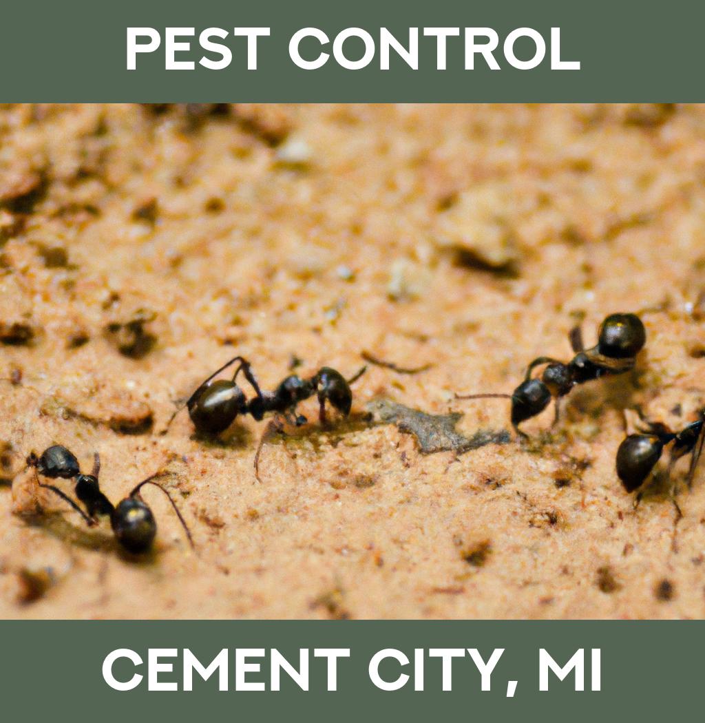 pest control in Cement City Michigan