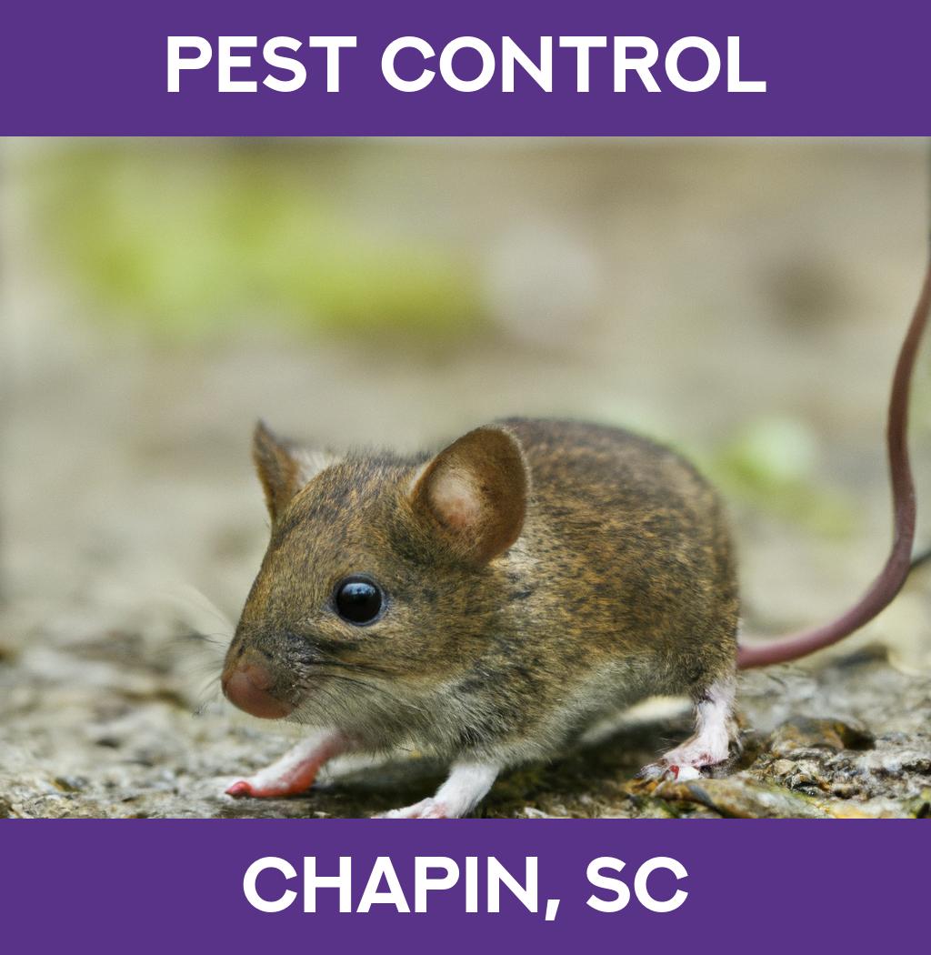 pest control in Chapin South Carolina