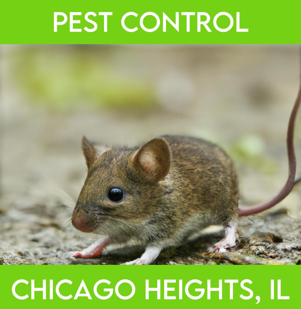 pest control in Chicago Heights Illinois