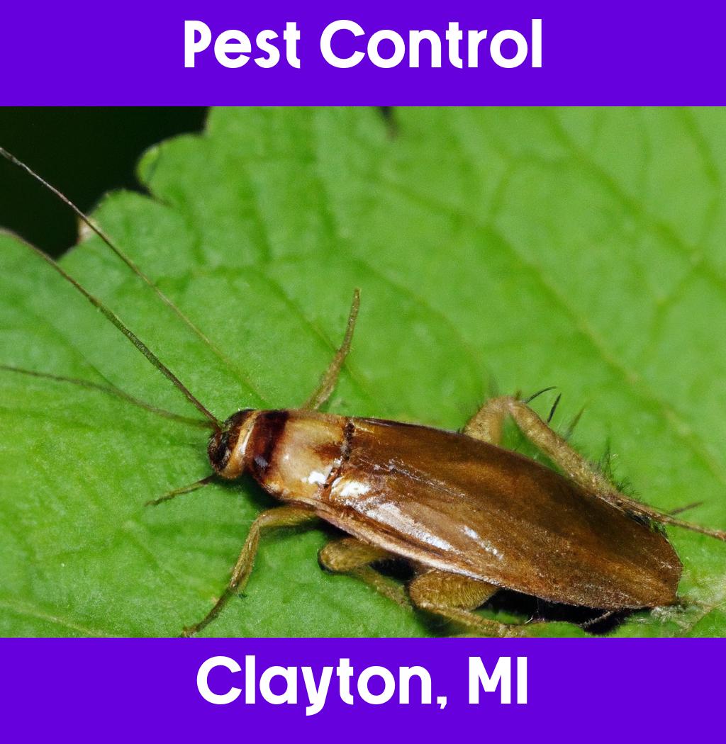 pest control in Clayton Michigan