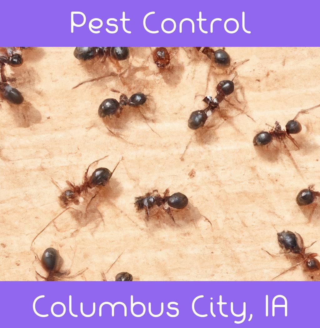 pest control in Columbus City Iowa