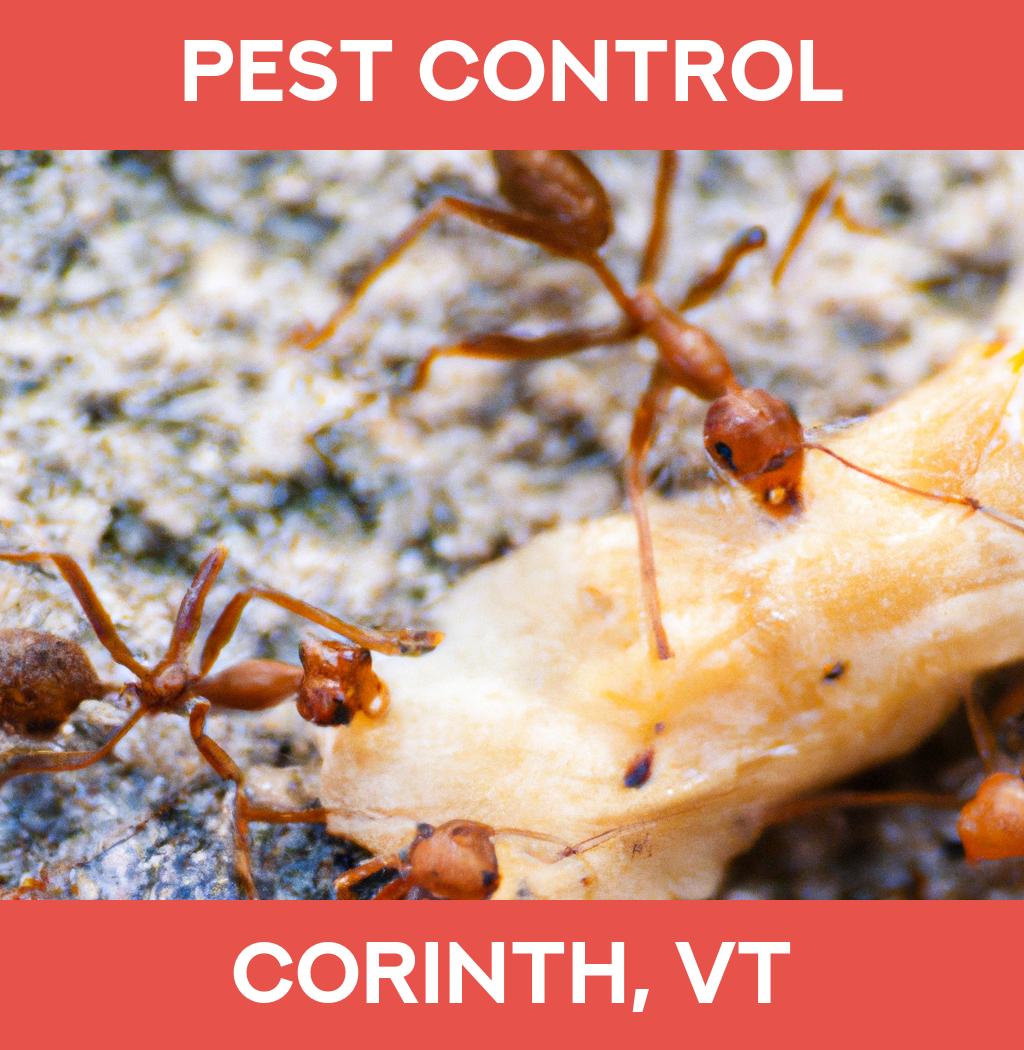 pest control in Corinth Vermont