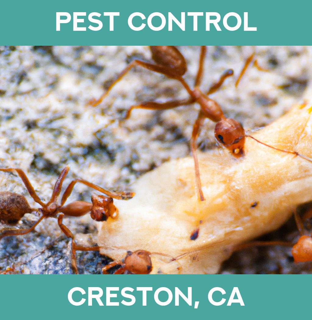 pest control in Creston California