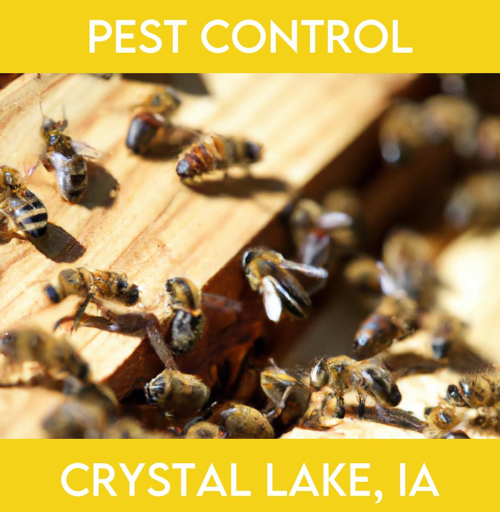 pest control in Crystal Lake Iowa