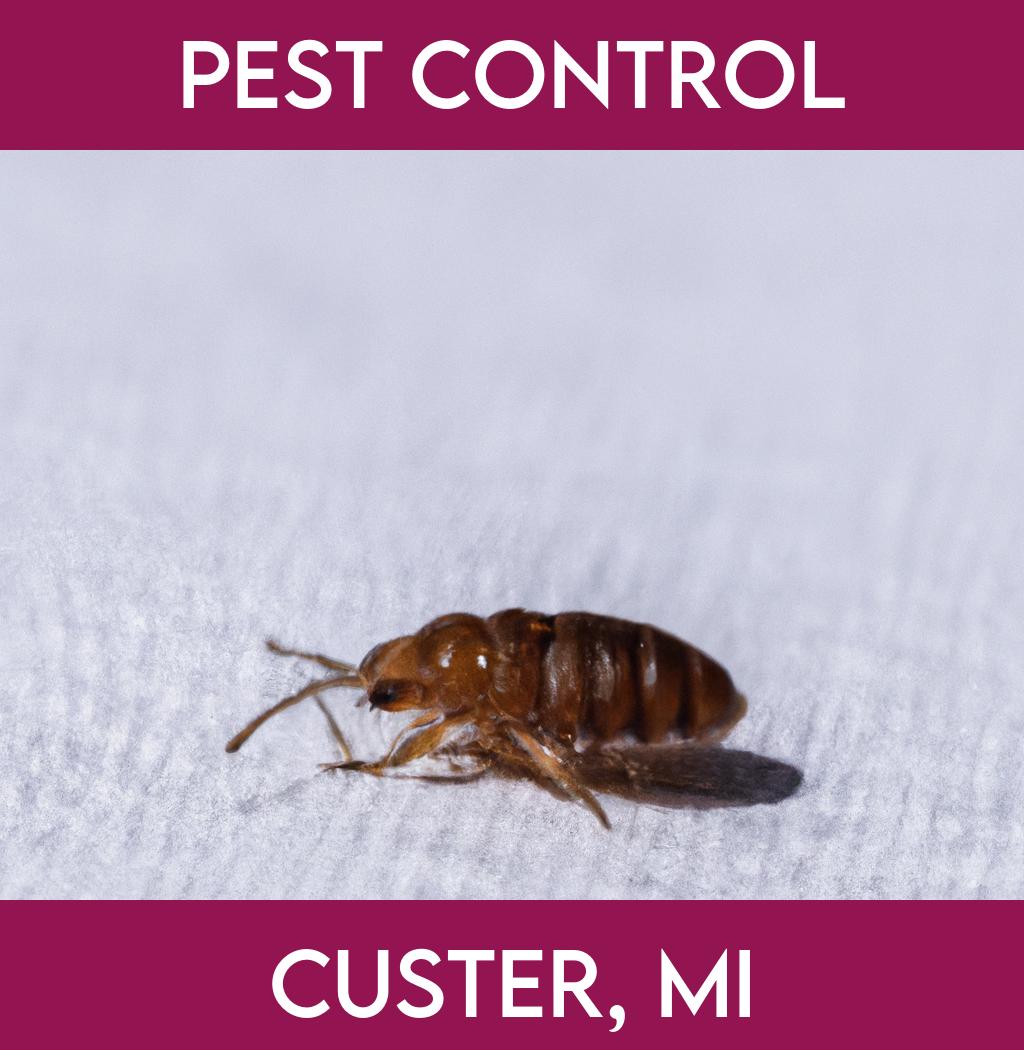 pest control in Custer Michigan