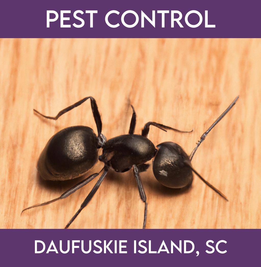 pest control in Daufuskie Island South Carolina
