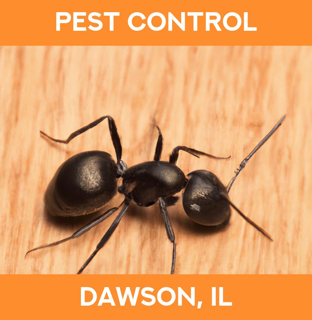 pest control in Dawson Illinois