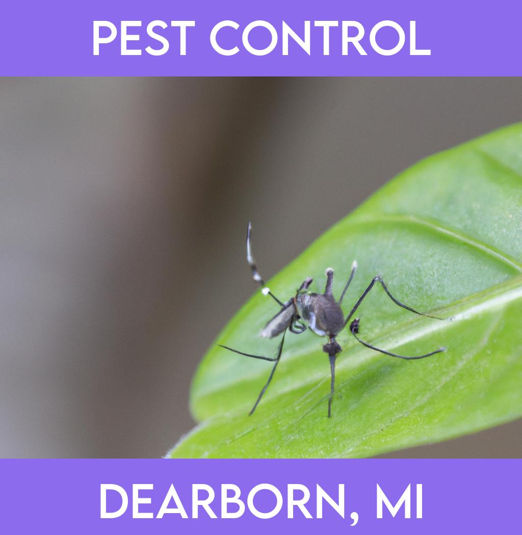 pest control in Dearborn Michigan