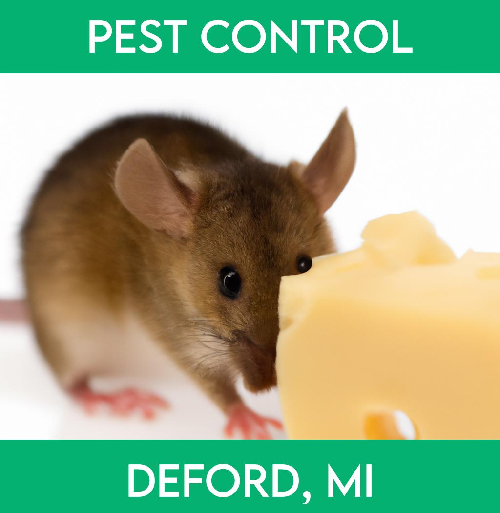 pest control in Deford Michigan