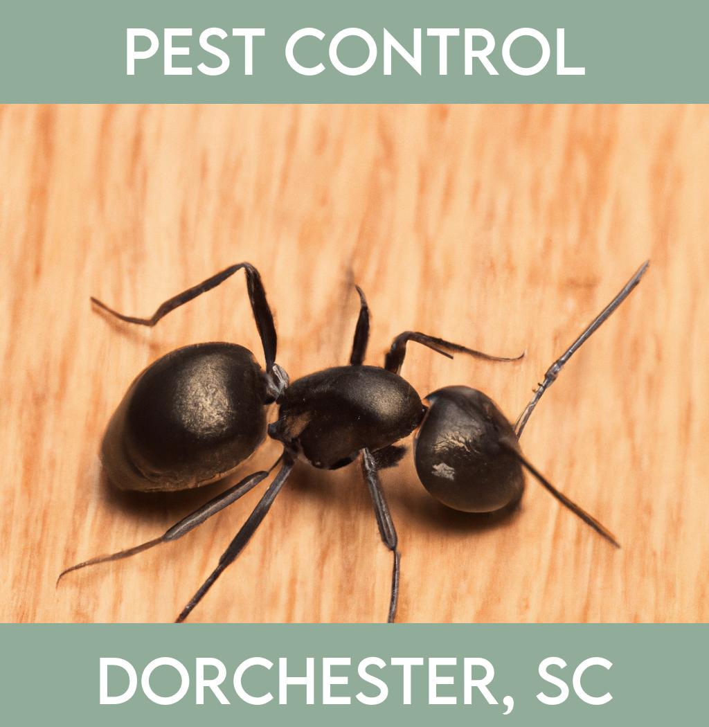 pest control in Dorchester South Carolina