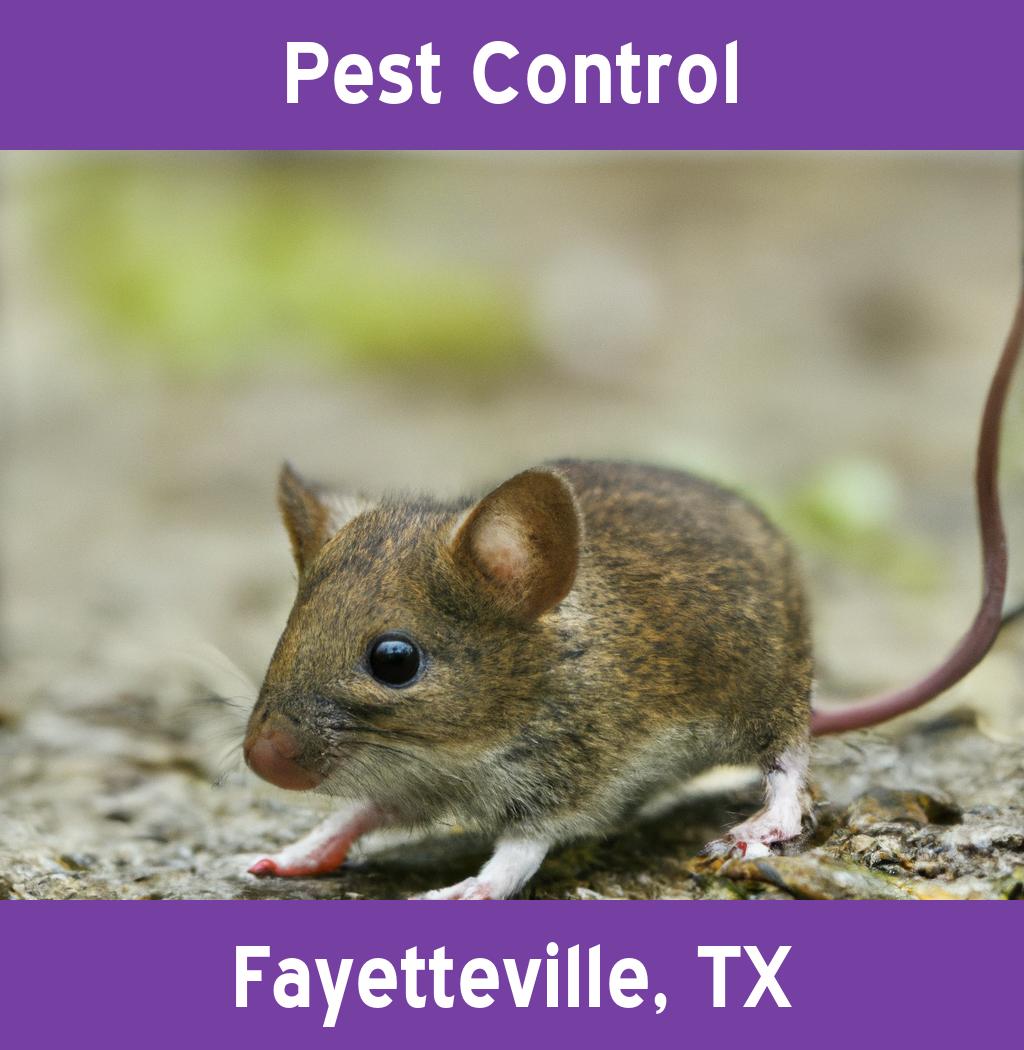 pest control in Fayetteville Texas