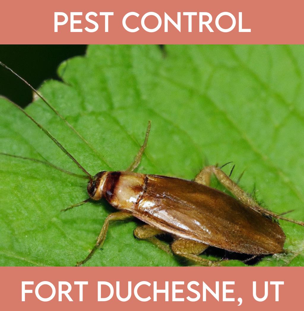 pest control in Fort Duchesne Utah