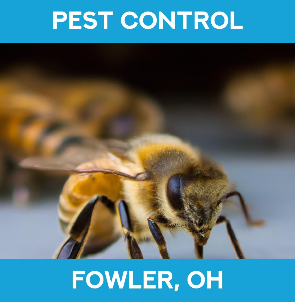 pest control in Fowler Ohio