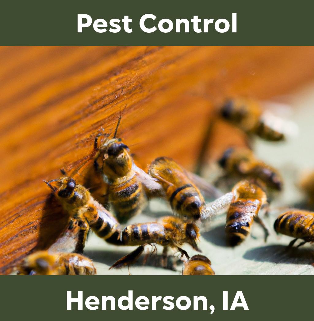 pest control in Henderson Iowa