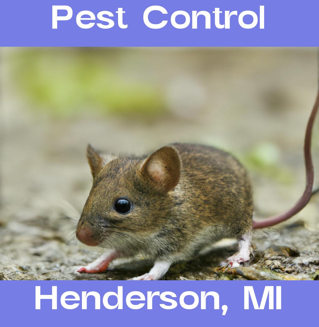pest control in Henderson Michigan