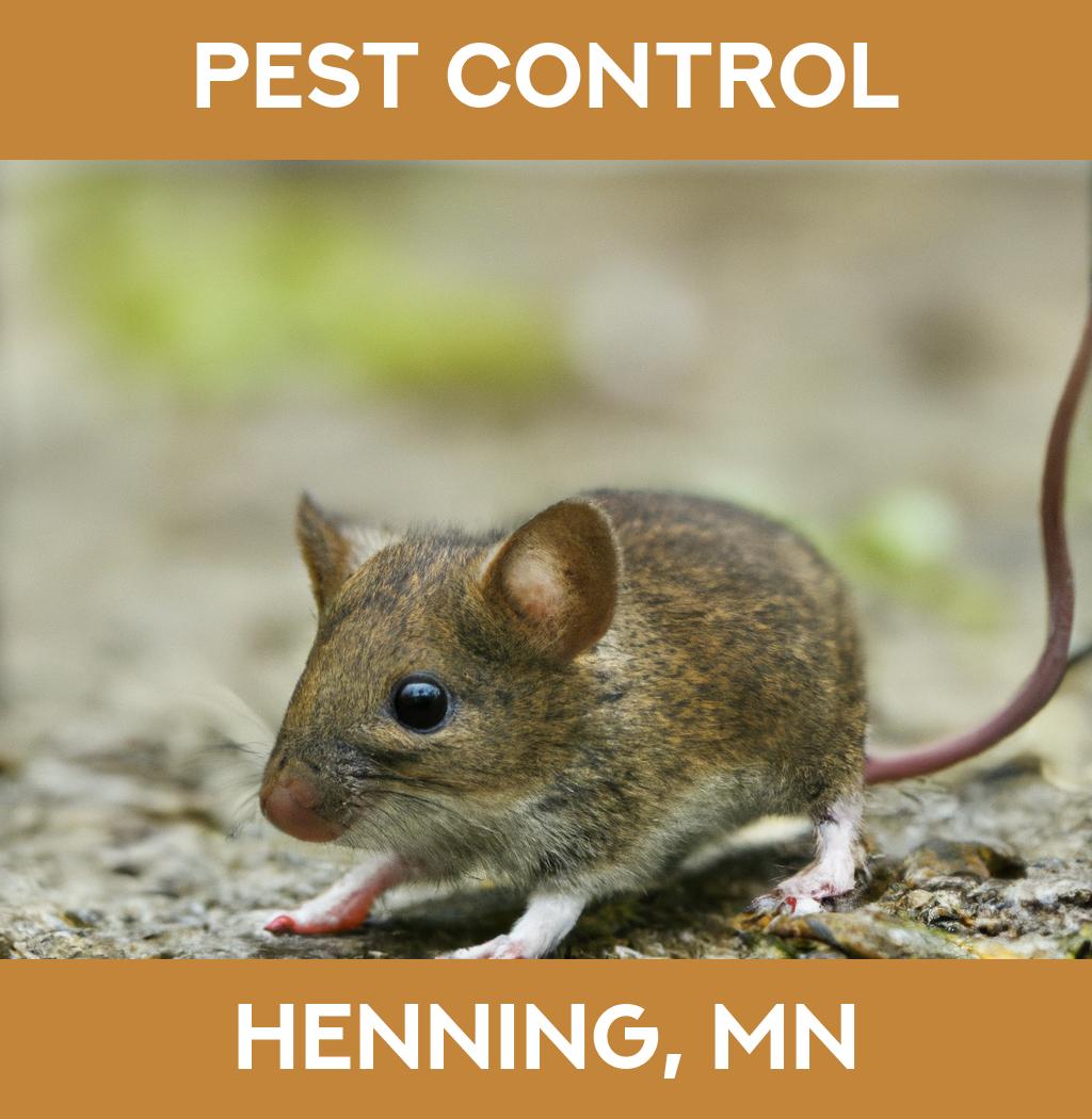 pest control in Henning Minnesota