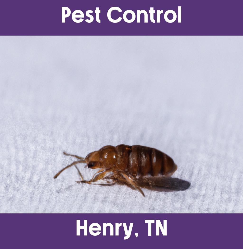 pest control in Henry Tennessee
