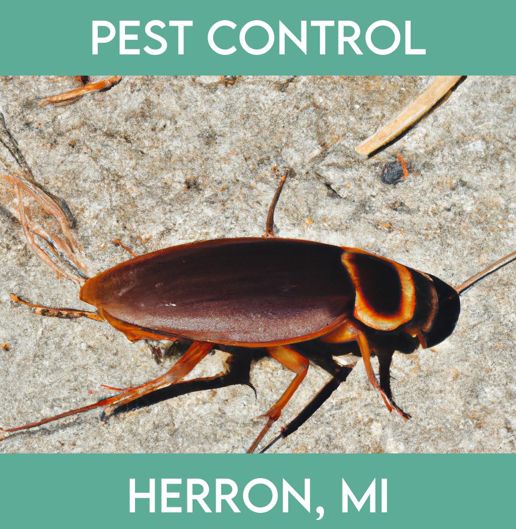 pest control in Herron Michigan
