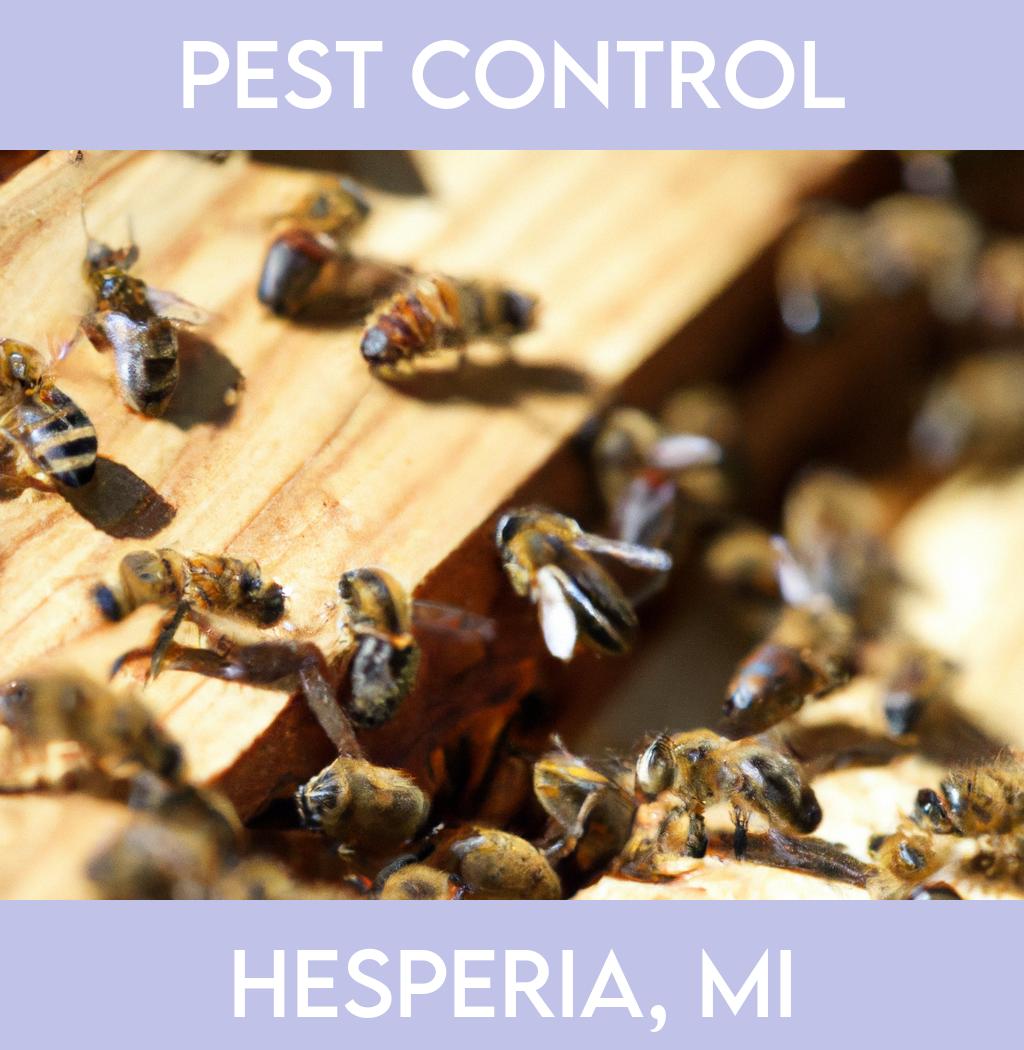pest control in Hesperia Michigan