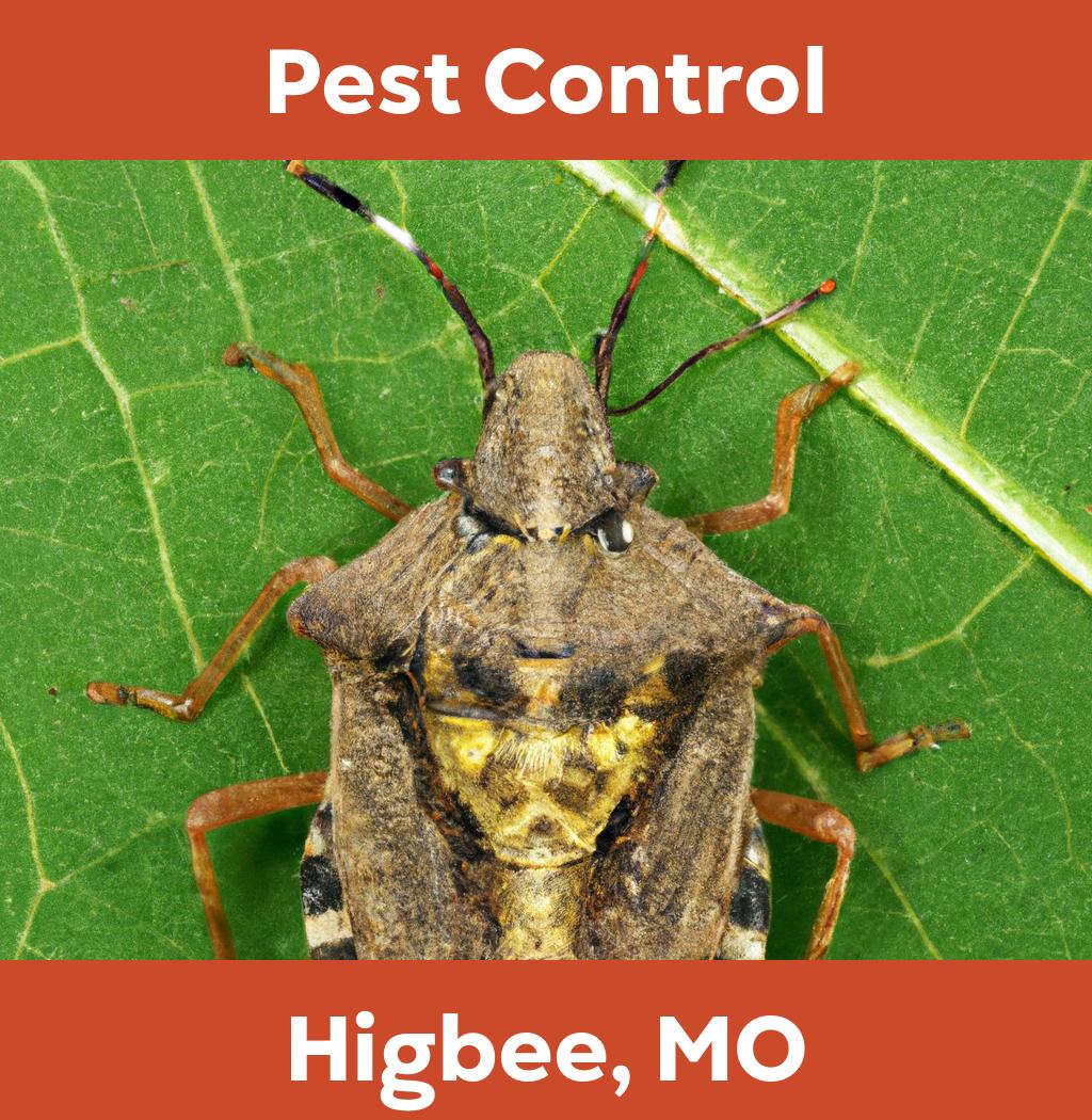 pest control in Higbee Missouri