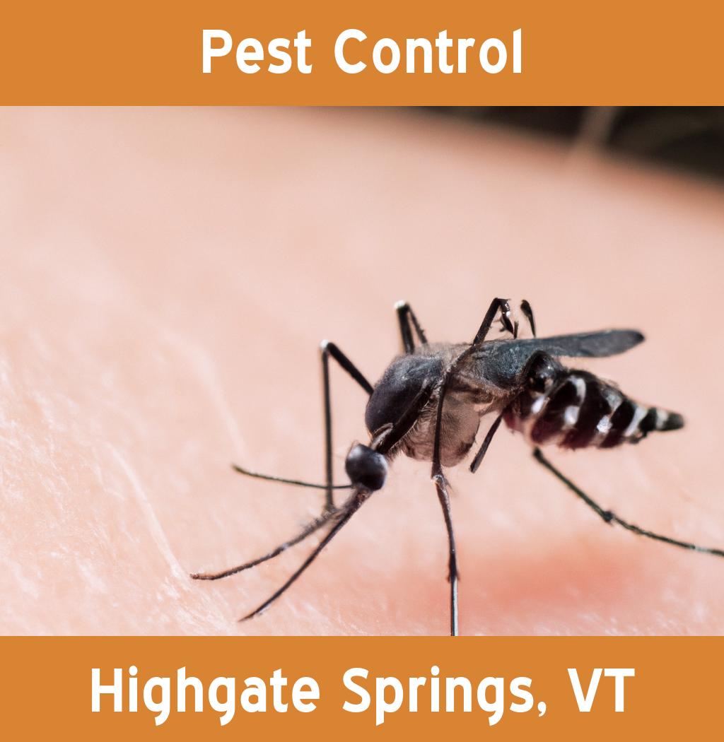 pest control in Highgate Springs Vermont