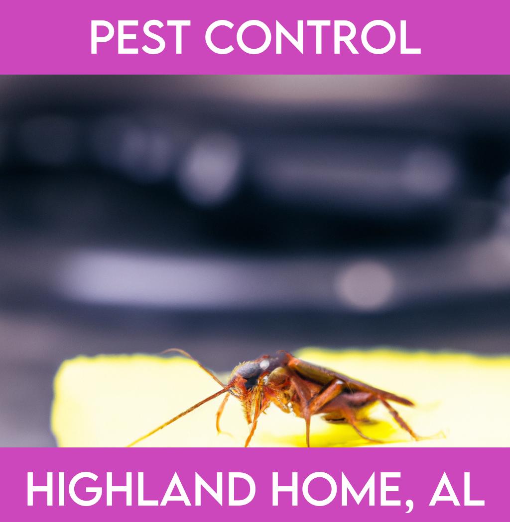 pest control in Highland Home Alabama