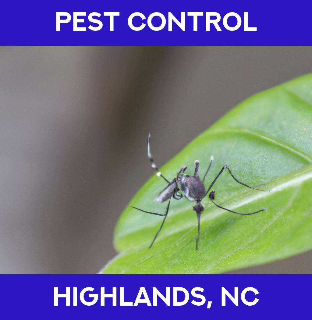 pest control in Highlands North Carolina