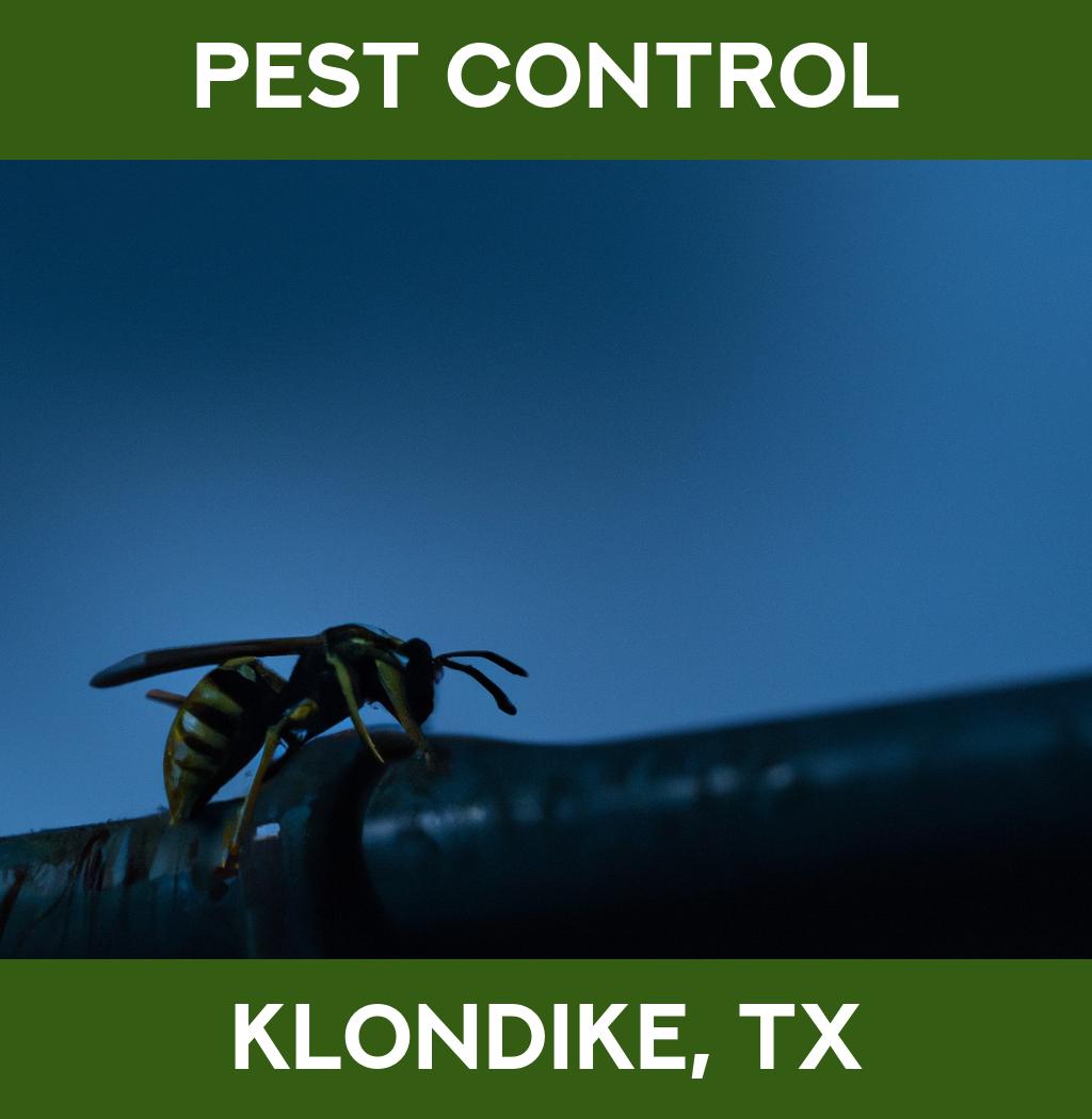 pest control in Klondike Texas