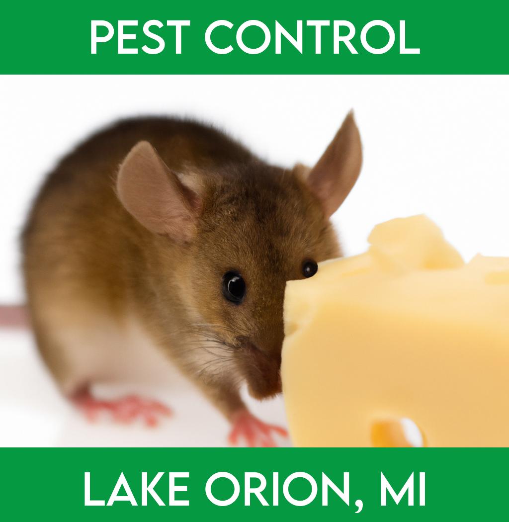 pest control in Lake Orion Michigan
