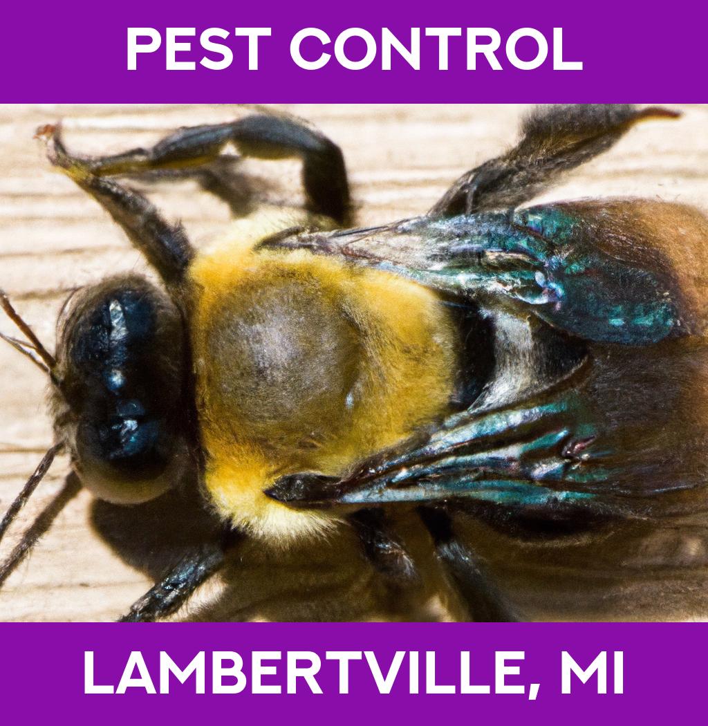 pest control in Lambertville Michigan