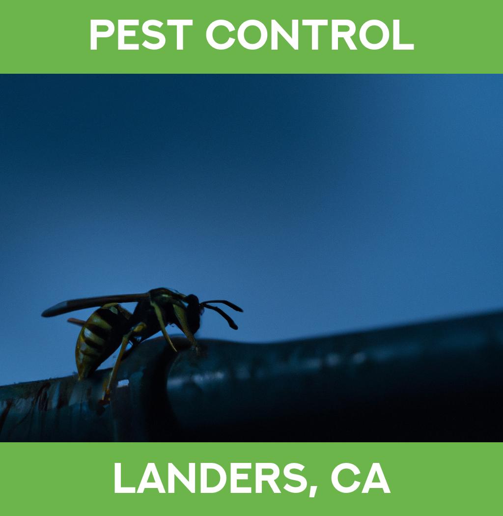 pest control in Landers California