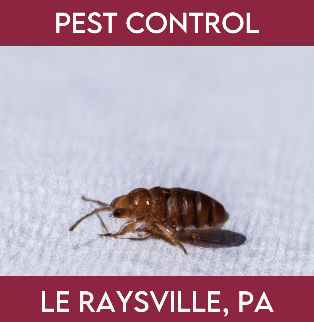 pest control in Le Raysville Pennsylvania