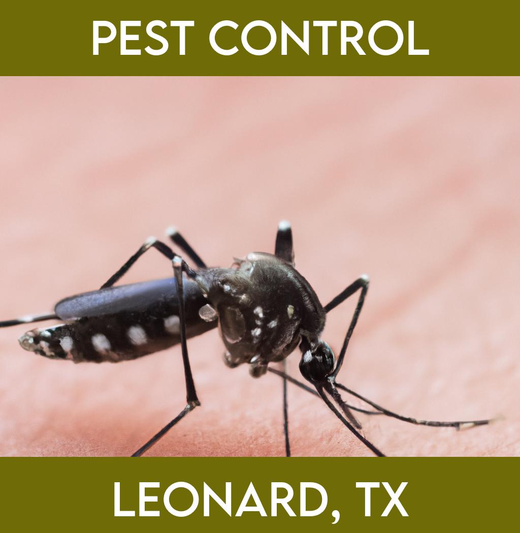 pest control in Leonard Texas