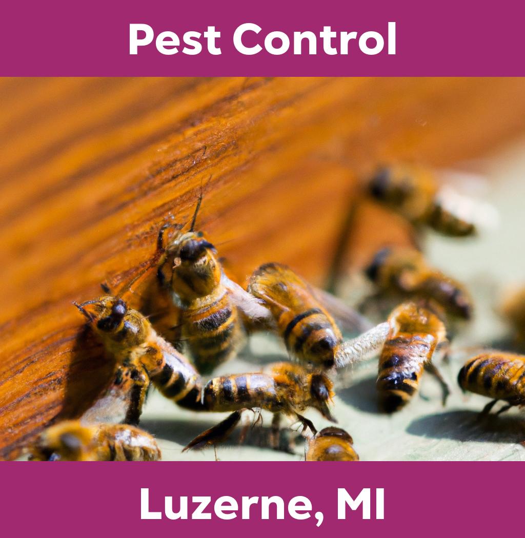 pest control in Luzerne Michigan