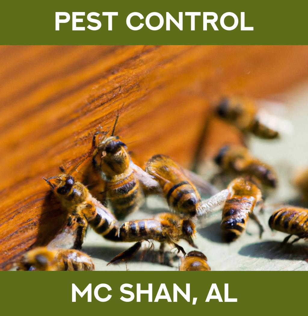 pest control in Mc Shan Alabama
