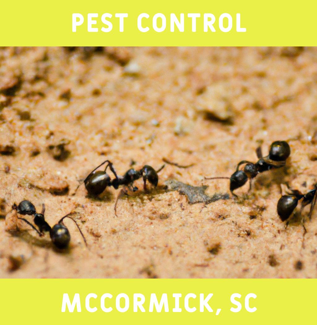 pest control in Mccormick South Carolina
