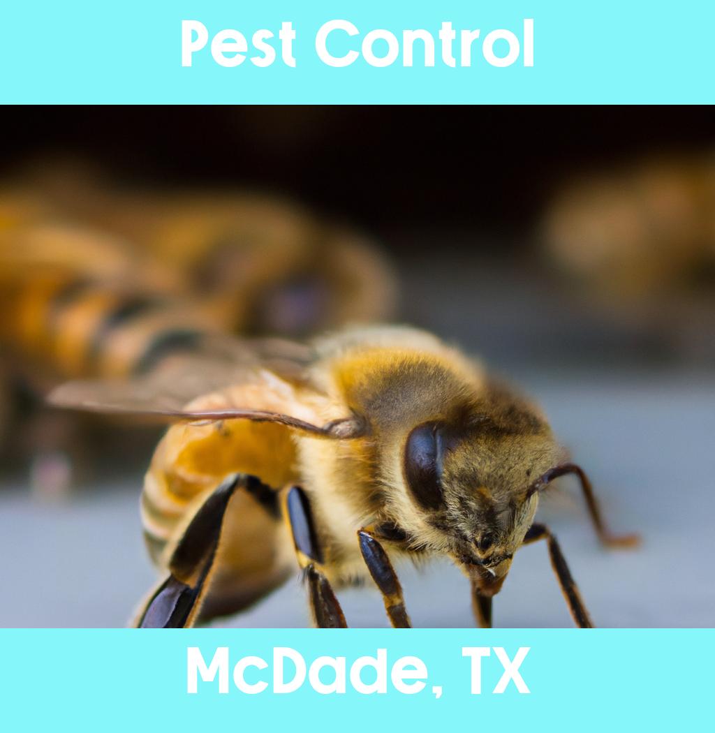 pest control in Mcdade Texas
